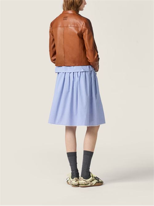 Nappa leather jacket MIU MIU | MPW00819BXF0134